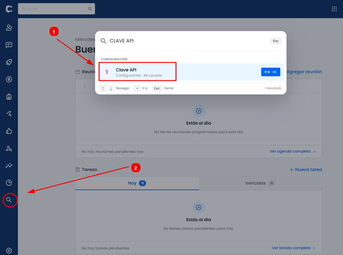 API KEY Clientify